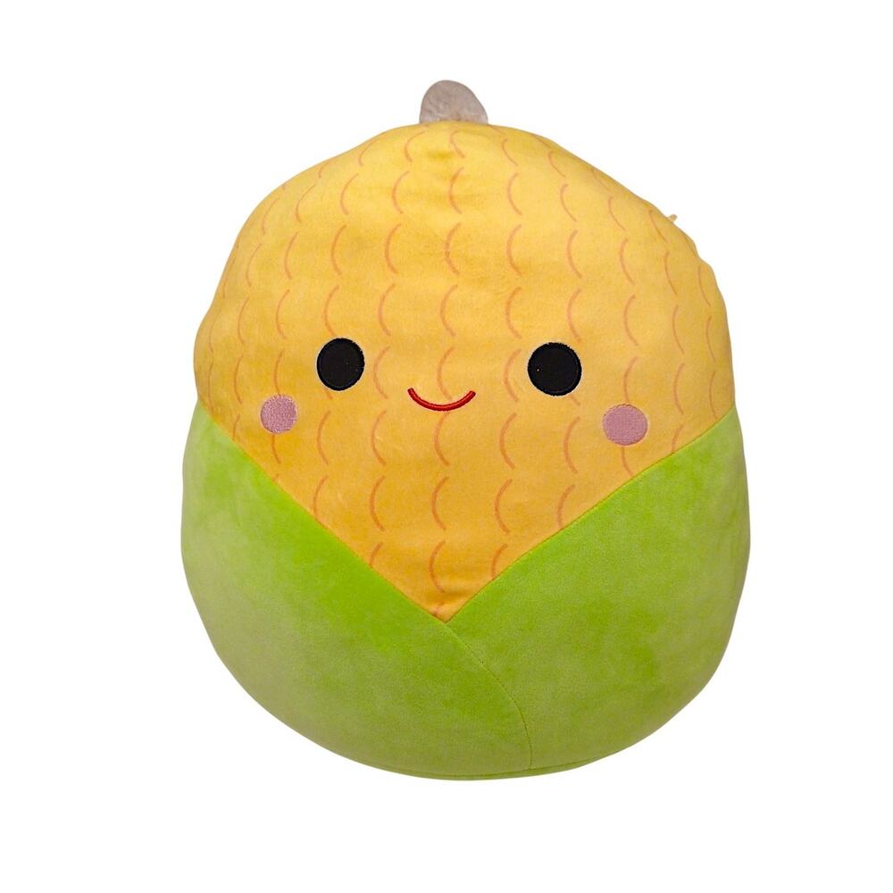 HUGE Squishmallows Conrad Corn Vegetable 18” Yellow Green Stuffed Plush Huggable